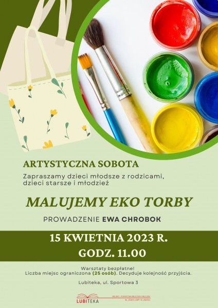 Plakat Miejsko Powiatowej Biblioteki Publicznej w Lublińcu