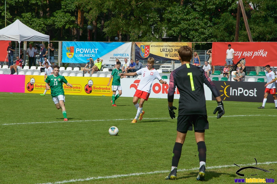 Drugi mecz Polska – Irlandia Północna U16 w Lublińcu