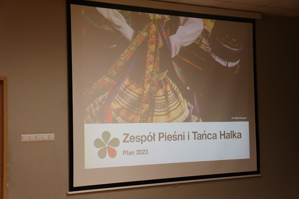 Pierwsze spotkanie Zespołu Pieśni i Tańca „Halka” w MDK Lubliniec 2023 / zdj. nadesłane: MDK Lubliniec