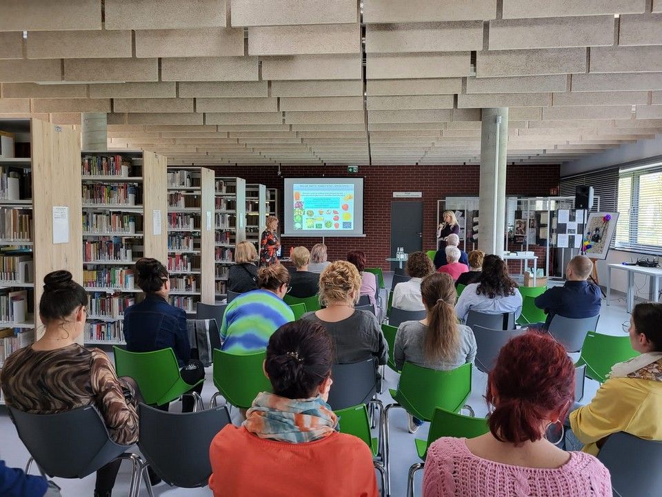 Spotkanie z dietetykiem / zdj. nadesłane: Miejsko-Powiatowa Biblioteka Publiczna w Lublińcu