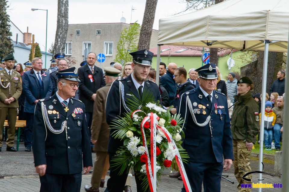 Obchody Święta Narodowego Trzeciego Maja na Cmentarzu Wojskowym w Lublińcu