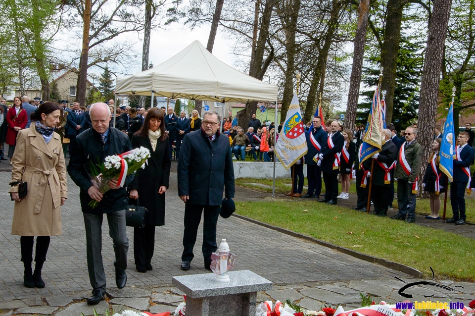 Obchody Święta Narodowego Trzeciego Maja na Cmentarzu Wojskowym w Lublińcu