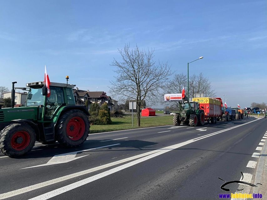 Protest rolników w powiecie lublinieckim (20.03.2024)