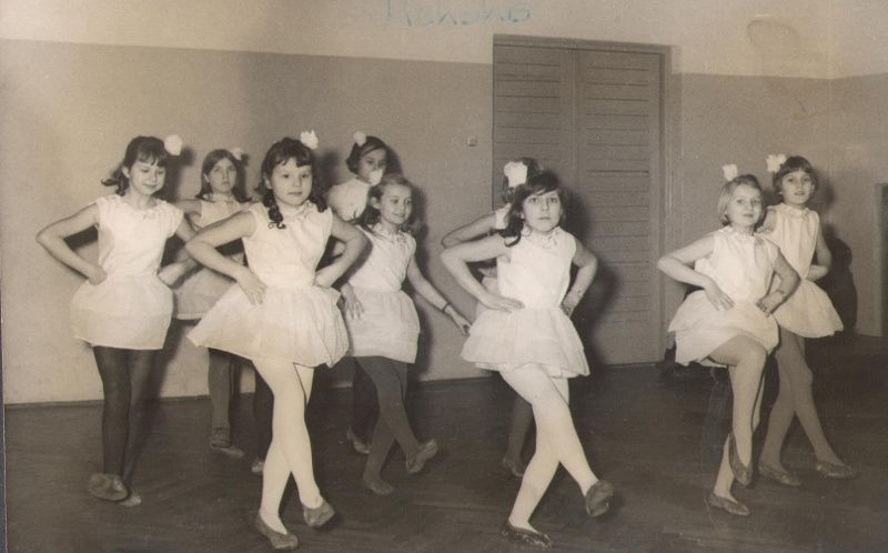 Zespół taneczny pod kierownictwem pani Hrycyk - 1969 r.