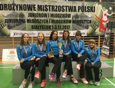 Lublinieckie badmintonistki medalistkami Mistrzostw Polski !