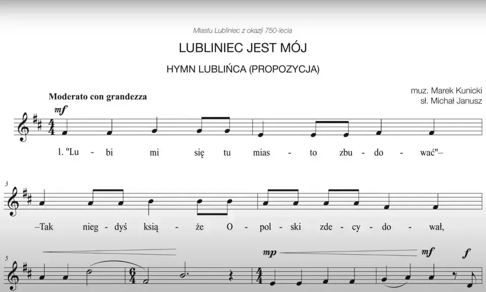 Lubliniec będzie miał hymn?