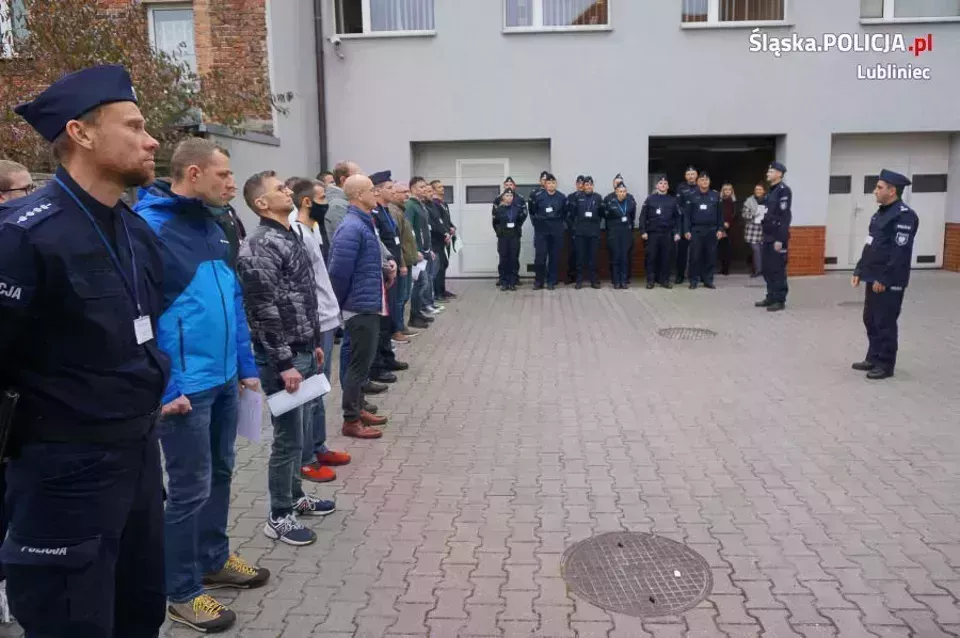 Ćwiczenia Egida-21 w Komendzie Powiatowej Policji w Lublińcu