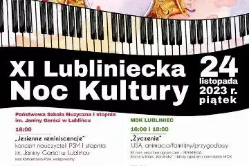 Lubliniecka Noc Kultury już wkrótce 
