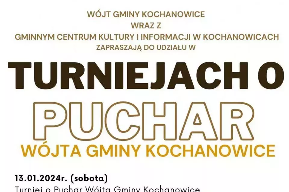 Turnieje o Puchar Wójta Gminy Kochanowice