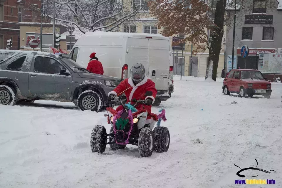 Moto Mikołaje na drogach powiatu lublinieckiego
