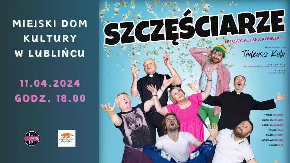 Spektakl „Szczęściarze” w MDK Lubliniec