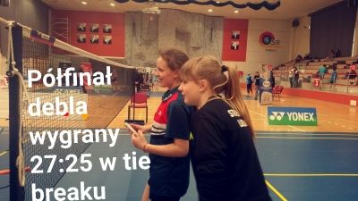 Srebrny medal  Zuzi Luban na Mistrzostwach Polski Młodzików w Badmintonie