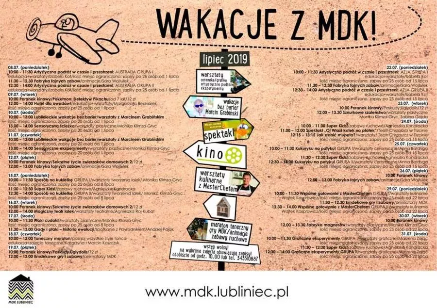 Wakacje z MDK Lubliniec